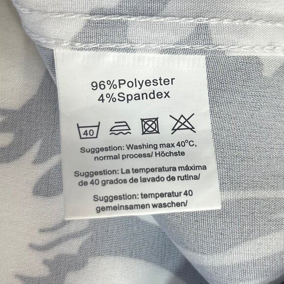 Cofandy Button Front Shirt Mens 3XL Black White New Abstract Print - Picture 7 of 9